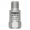 AC202 premium accelerometer, top exit 2 pin connector, 100 MV/G, ±5%