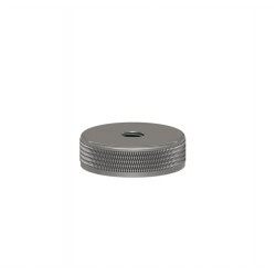 MH111-1A ULTRA LOW PROFILE FLAT SURFACE MAGNET MOUNTING BASE WITH 1/4-28 THREADED BLIND TAPPED HOLE, 10.9 KG PULL STRENGTH
