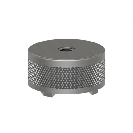 MH214-3A Multipurpose Magnet with 1/4-28 Blind Tapped Hole and Integral Rotating Mounting Nut, 23 kg Pull Strength, Ø35.56 mm