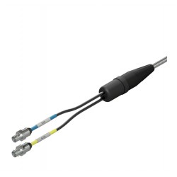 E2XA 2 CHANNEL BNC JACK CONNECTORS FOR DUAL OUTPUT TEMPERATURE & VIBRATION SENSORS